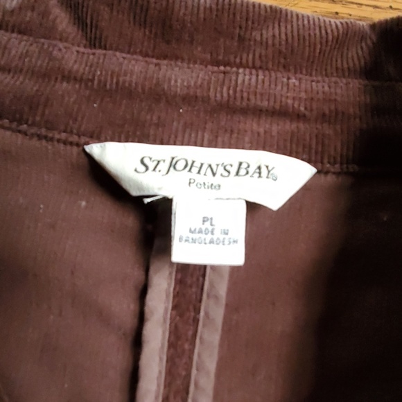 Vintage St. John's Bay Corduroy Suit Coat/Blazer Womens PL - Picture 4 of 7